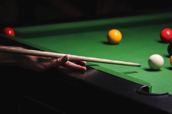 snooker tournament crowd